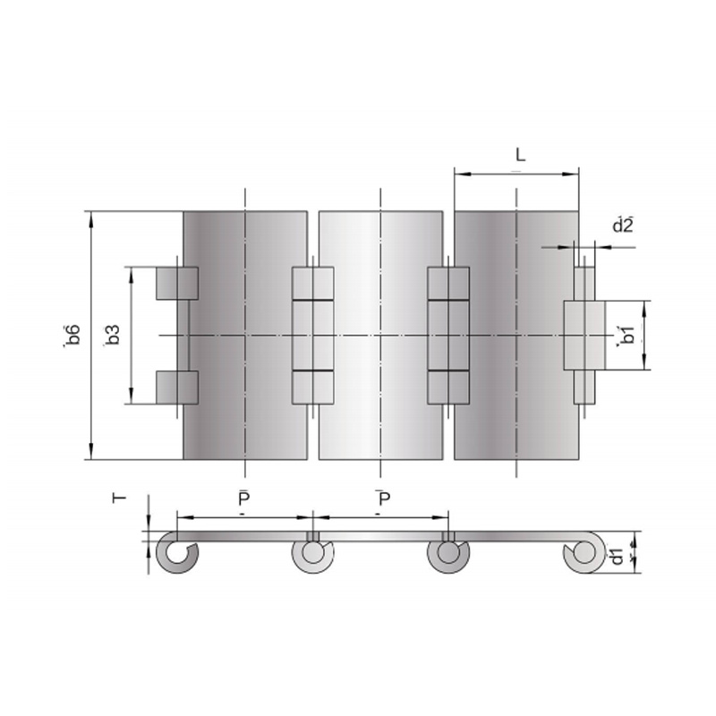 Flat top conveyor Chain