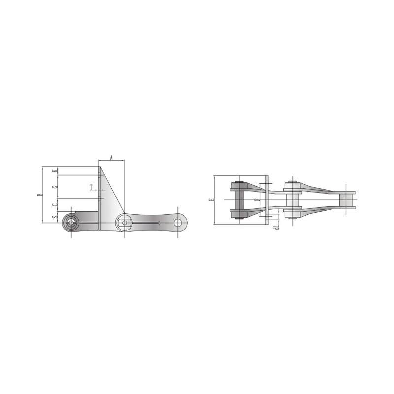 Rantai non-logam dengan attachment (tipe HEP)